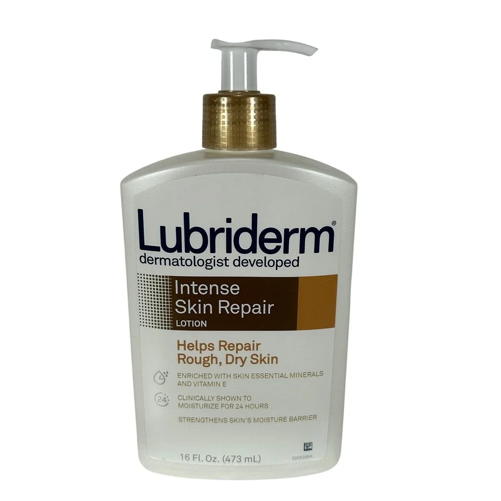 Lubriderm Intense Skin Repair Lotion for Rough Dry Skin 16 Fl Oz 473mL